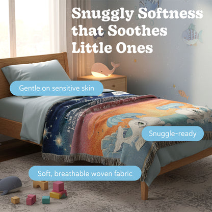 Willy West and Windy Waves Tapestry Blanket