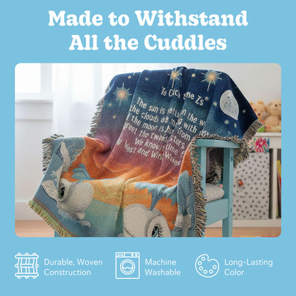 Willy West and Windy Waves Personalized Tapestry Blanket