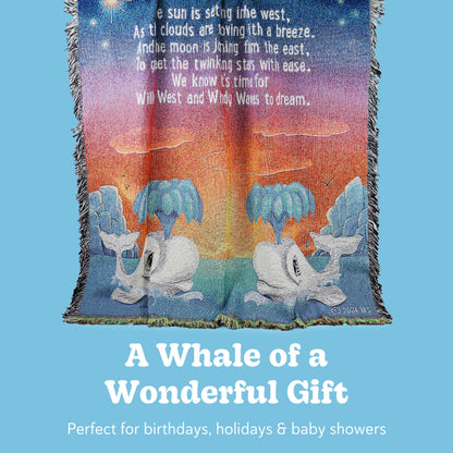 Willy West and Windy Waves Tapestry Blanket